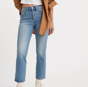 Levi's Wedgie Straight Fit Women's Jeans 30" Length - worn on e